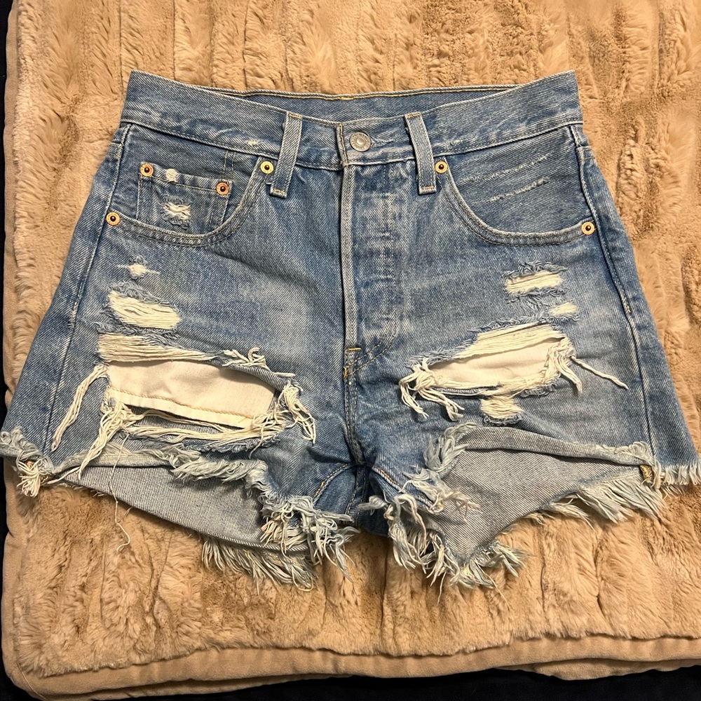 Levis denim shorts
